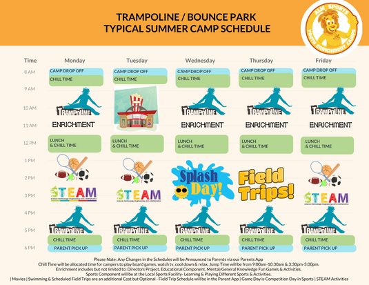 Camp Schedule