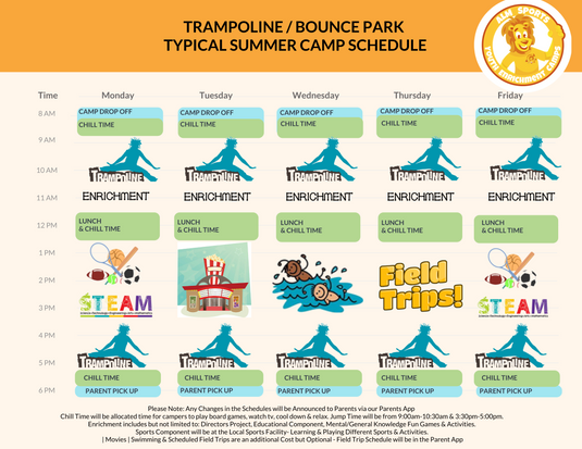 Camp Schedule