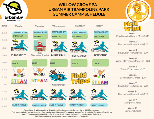 Camp Schedule