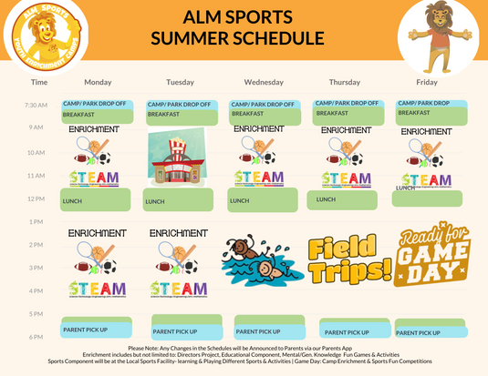Camp Schedule