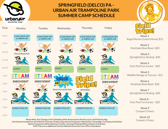 Camp Schedule