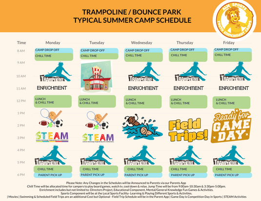 Camp Schedule